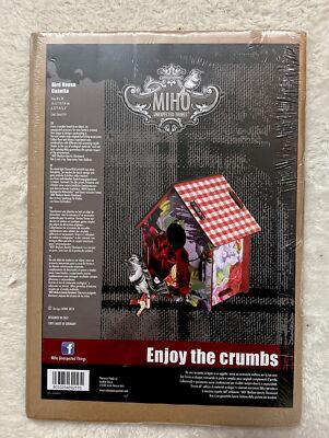MIHO  UNEXPECTED THINGS  Bird House Casetta  ''Enjoy the crumbs'' - NEW
