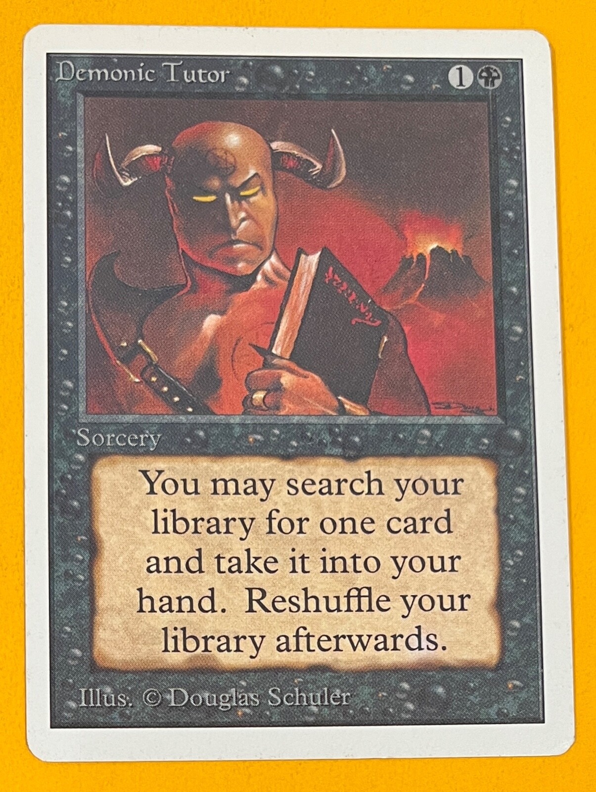 MTG demonic tutor 2ED 未使用　ミント　1枚 MTG demonic tutor 2ED 未使用 ミント 1枚 $_57.JPG?set_id