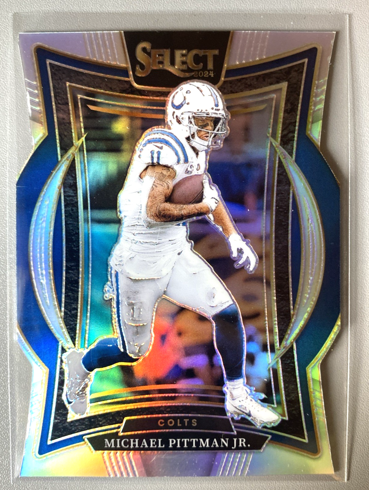 2024 Select Concourse Michael Pittman Jr. #83 Die-Cut Silver Prizm