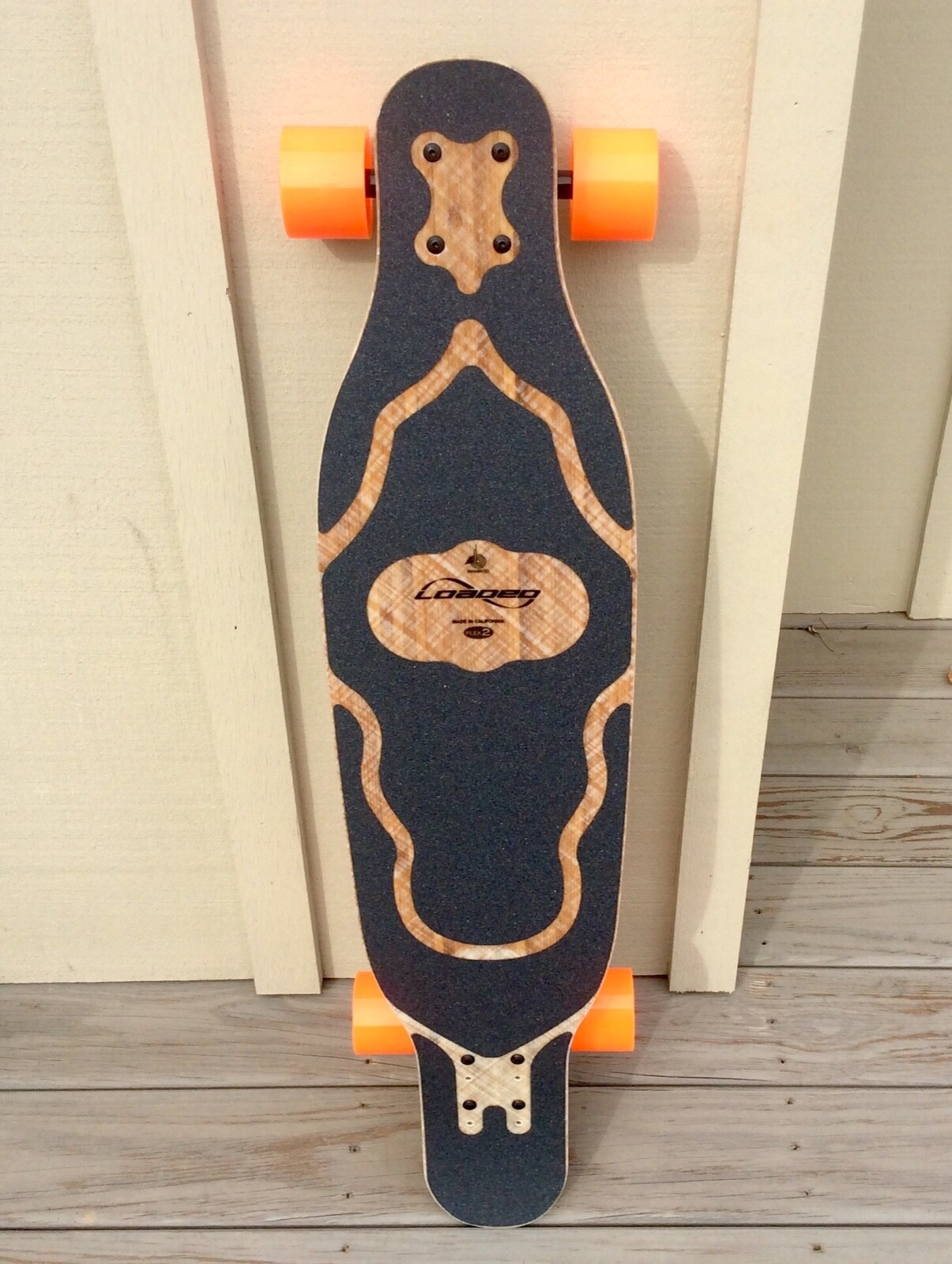 Loaded Boards Fattail Flex1 Longboard Complete Paris V2 Trucks Orangatangs Jehu