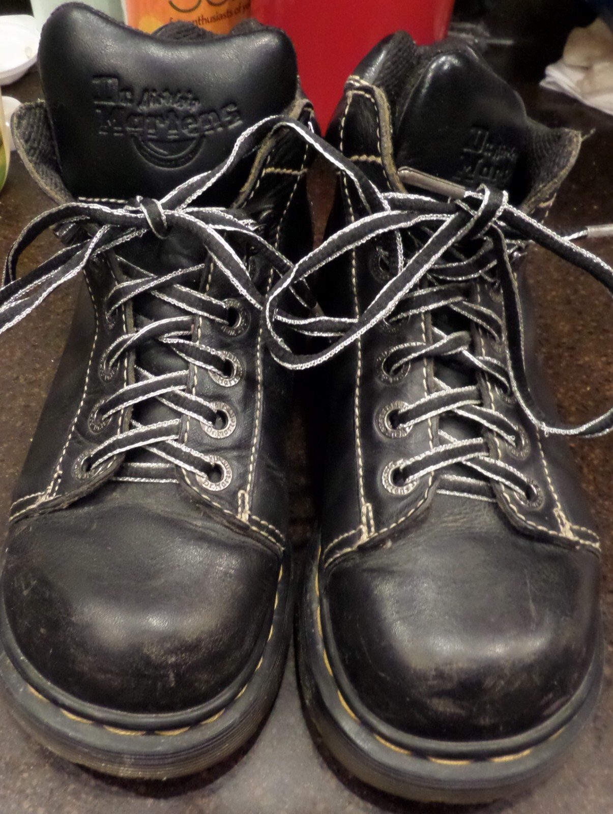 Vintage Dr. Martens Made in England 8542 Size 5 AW 004 Black Vintage Dr. Martens Made in England 8542 Size 5 AW 004 Black