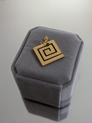 Inter G Design Pendant - Gold Plated Stainless Steel
