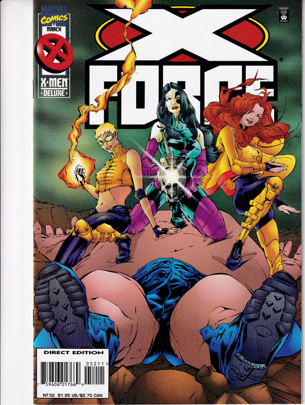 X-FORCE Vol. 1 # 52 March 1996 MARVEL Comics - The Blob | eBay