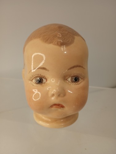Vintage Ceramic Baby Doll Head