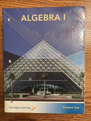 Algebra I Student Textbook by Carnegie Learning - 3 book set NEW Sealed