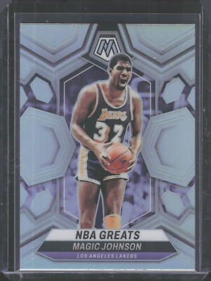 2023-24 Panini Mosaic Silver #295 Magic Johnson NBA Greats