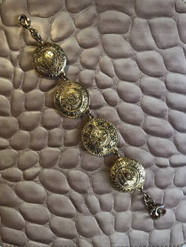 Vintage Chanel 31 Rue Cambon Paris Gold Coin Bracelet Vintage Chanel 31 Rue Cambon Paris Gold Coin Bracelet