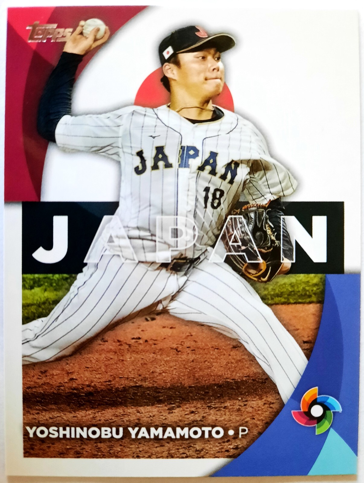 Yoshinosu Yamamoto 2023 Topps WBC Japan #WBC-56 - Dodgers Yoshinosu Yamamoto 2023 Topps WBC Japan #WBC-56 - Dodgers