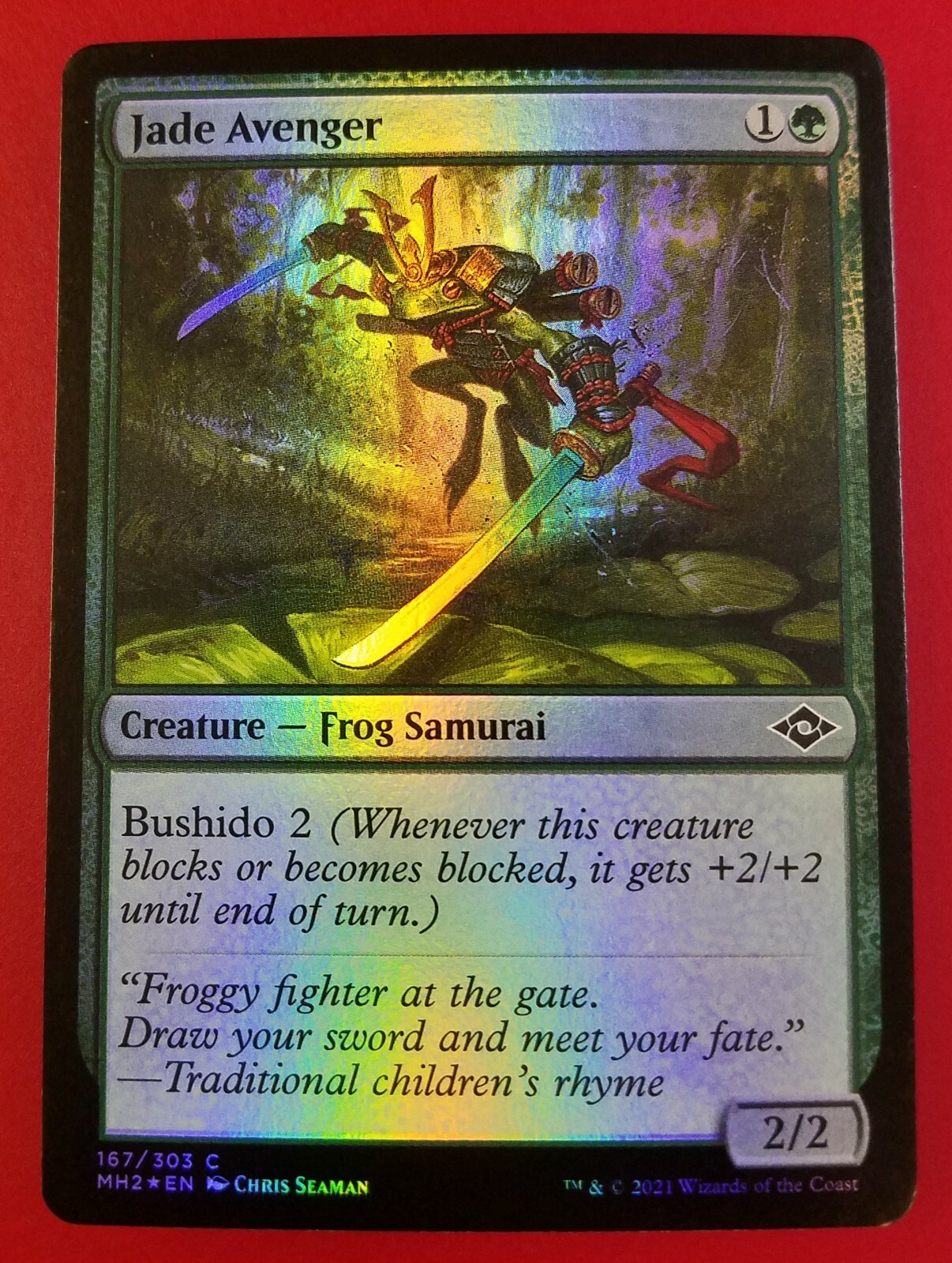 1x Jade Avenger | FOIL | Modern Horizons 2 | MTG Magic Cards