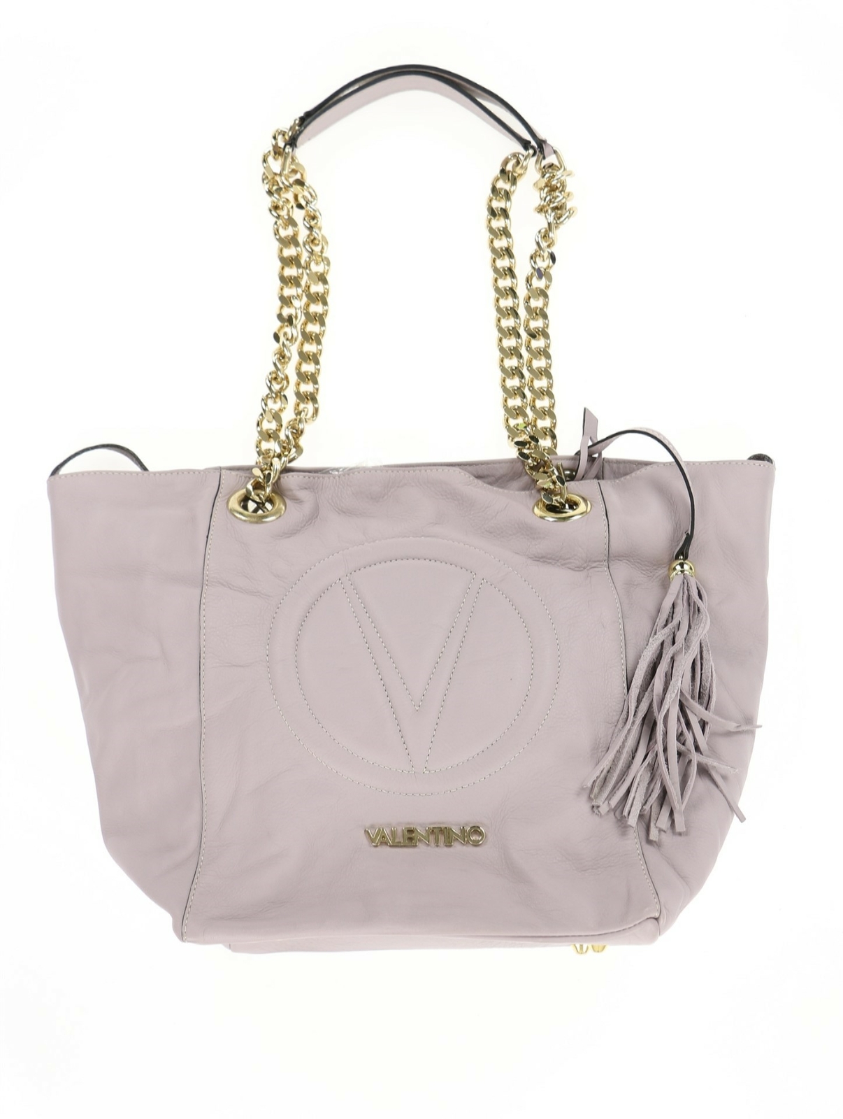Valentino by Mario Valentino 243426 Womens Leather Tote Bag Size 10.5x13x8 in
