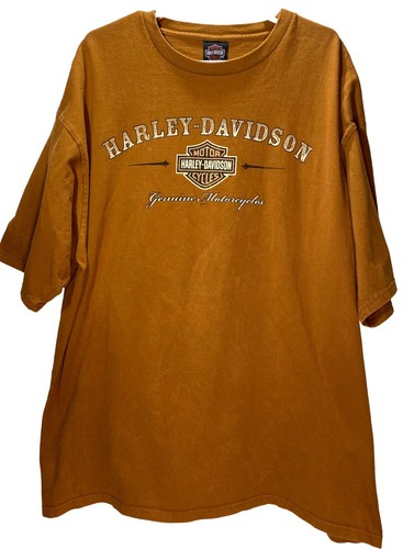 MHL.│mens│shirt Harley Davidson Gaylord MI Mens 3XL Harley Orange T-Shirt