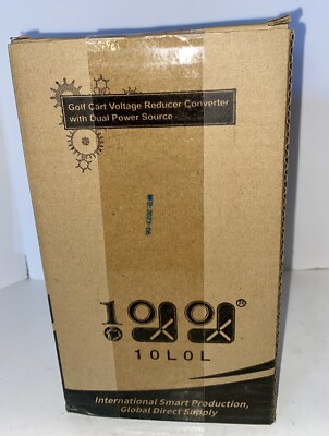 Golf Cart Voltage Reducer DC Converter 36V or 48V to 12V / 30 Amp 360W (Sealed)