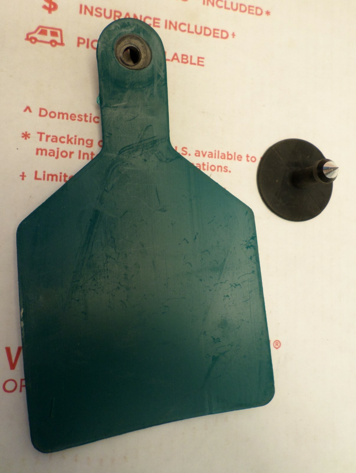 25 Ritchey Universal 3'' Blank Large Cattle Cow Calf Bull Ear Tags Green Y-Tex