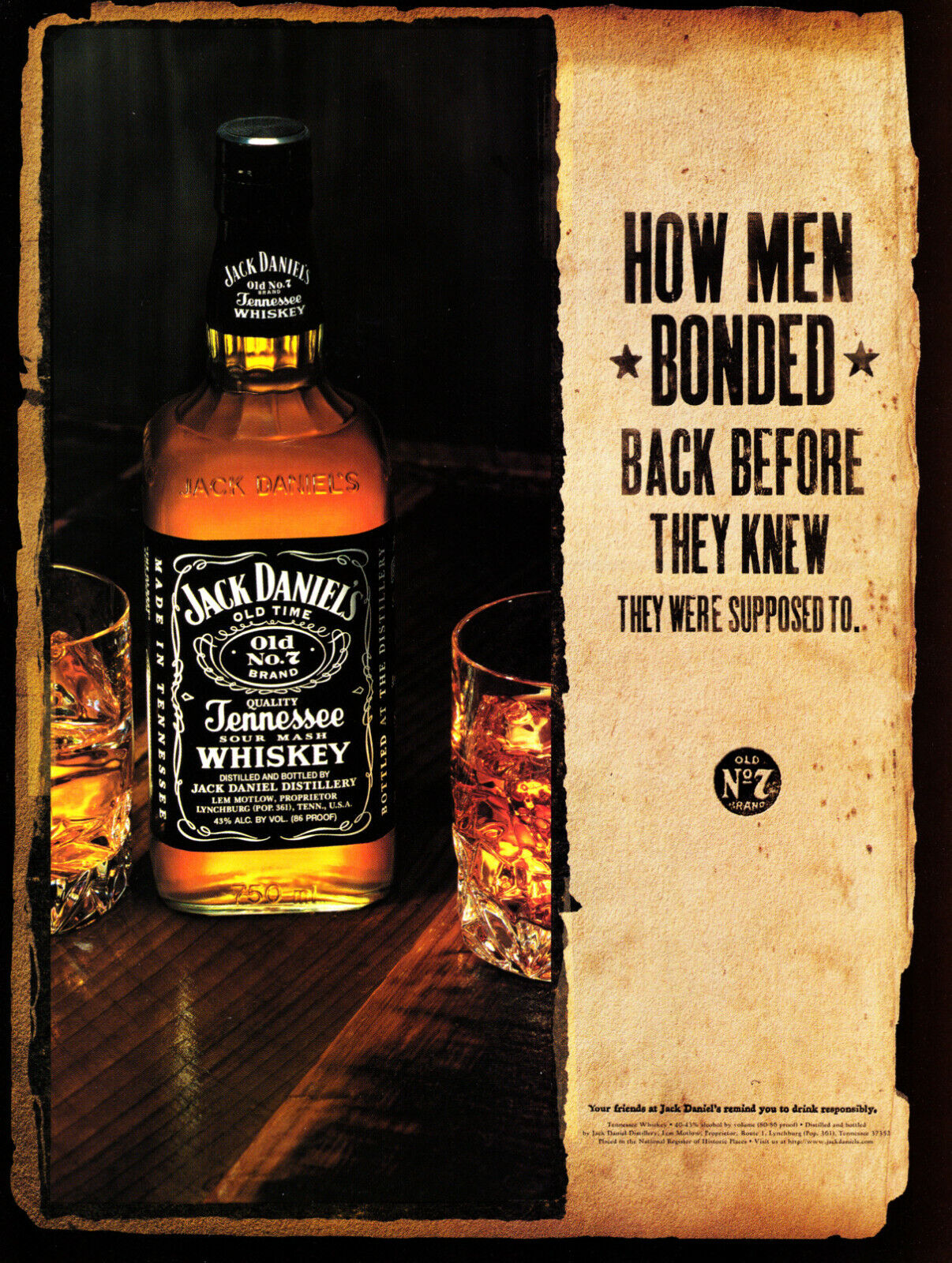 JACK DANIEL'S WHISKEY AD #30 RARE JACK DANIEL'S WHISKEY AD #30 RARE