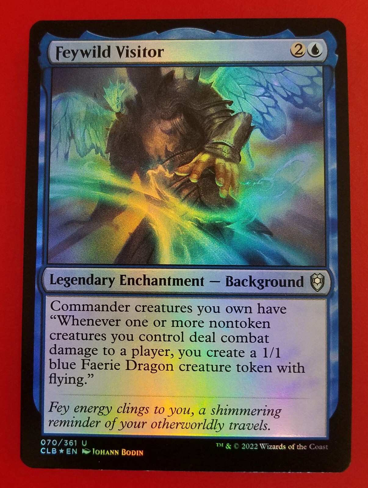 1x Feywild Visitor | FOIL | Battle for Baldur's Gate | MTG Magic