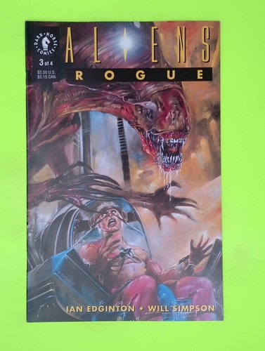 Aliens Rogue #3 1993 Dark Horse Comics 8.0 Comic Book K27