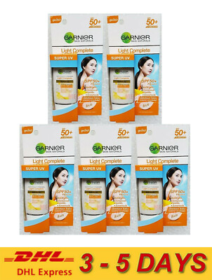 5 x GARNIER UV Complete Whiten + Protect Daily Sunscreen