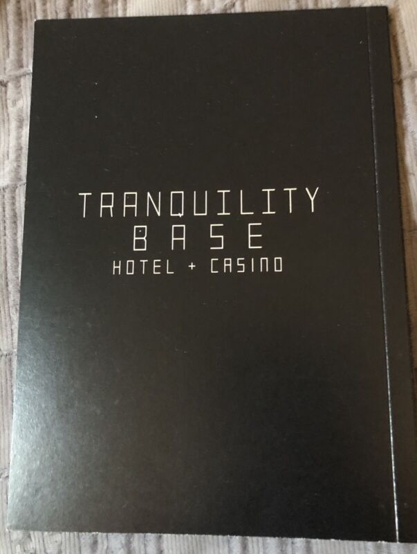 Arctic Monkeys Alex Turner Book Promo Tranquility Base Hotel & Casino 2018 NEW