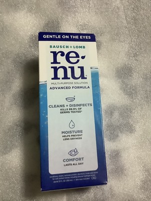 Bausch + Lomb Re-Nu Advanced Formula Multi-Purpose Lens Solution 12 oz Exp 06/26