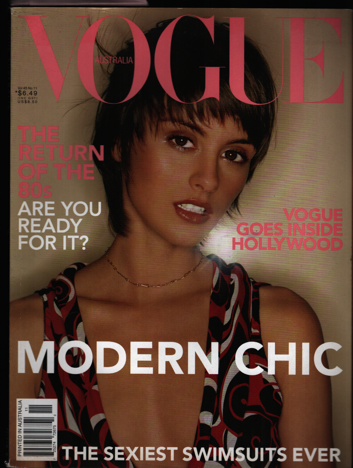 Vogue Australia Fashion Magazine Vol 45 #11 Susan Irvine