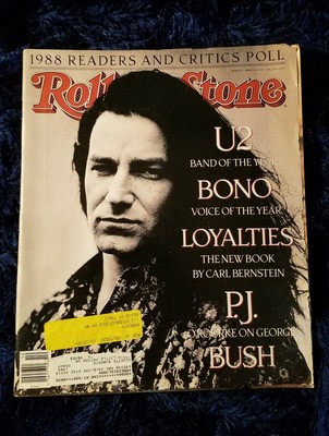 Rolling Stone issue 547 March 9, 1989 featuring U2 BONO