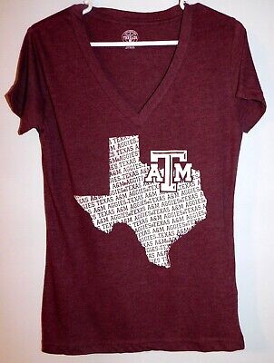 Texas A&M Aggies  Women's Maroon T-Shirt M/L (TEXAS)