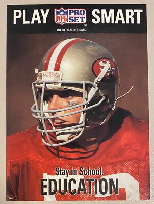 1992 Pro Set #358 Bill Romanowski Education Stay In School