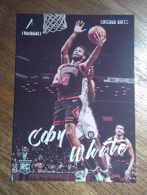 Coby White 2019-20 Panini Chronicles Luminance RC #145 CHICAGO BULLS