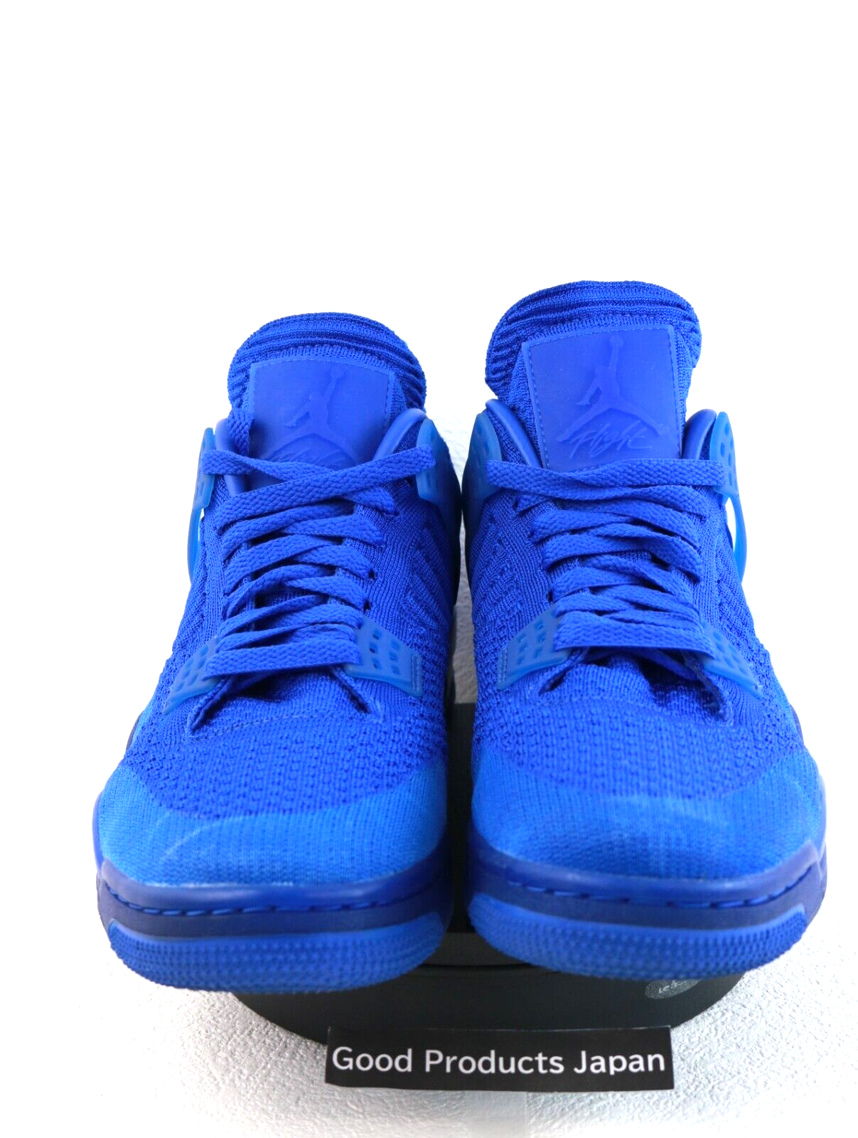 NIKE Men 8.0US Air Jordan 4 Retro Flyknit Hyper Royal/Black