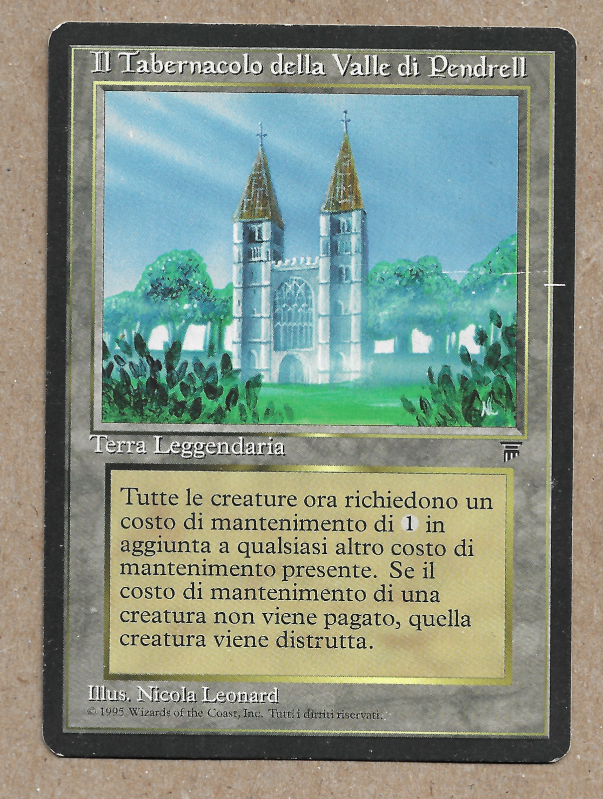 MTG Magic The Gathering Italian Legends The Tabernacle at Pendrell Vale MTG Magic The Gathering Italian Legends The Tabernacle at Pendrell Vale