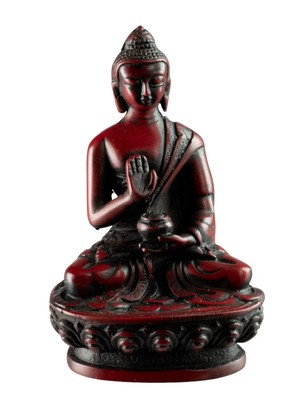 Amoghasiddhi Buddha Statue Abhaya Mudra Resin 11.5Cm # BTE4 3951