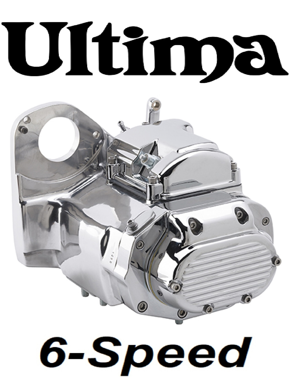 ULTIMA 6-SPEED POLISHED TRANSMISSION HARLEY SOFTAIL FXST
