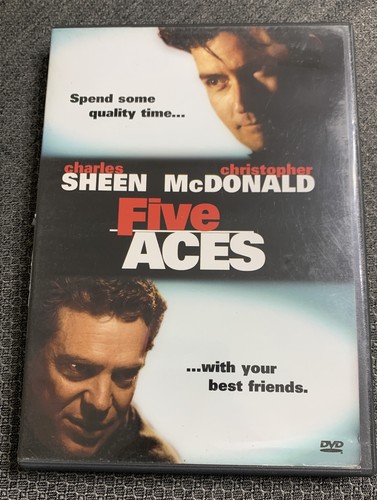 AAA DVD 1st〜5th Five Aces (DVD, 2002) Charlie Sheen - Christopher McDonald