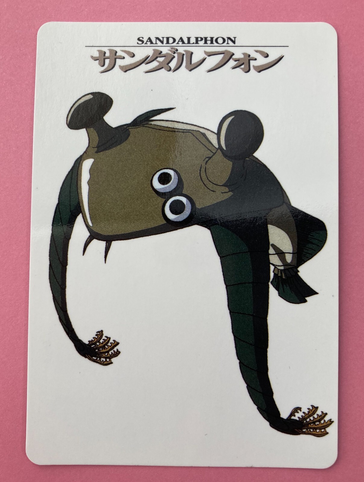 SANDALPHON No.89 NEON GENESIS EVANGELION Card SEGA BANDAI