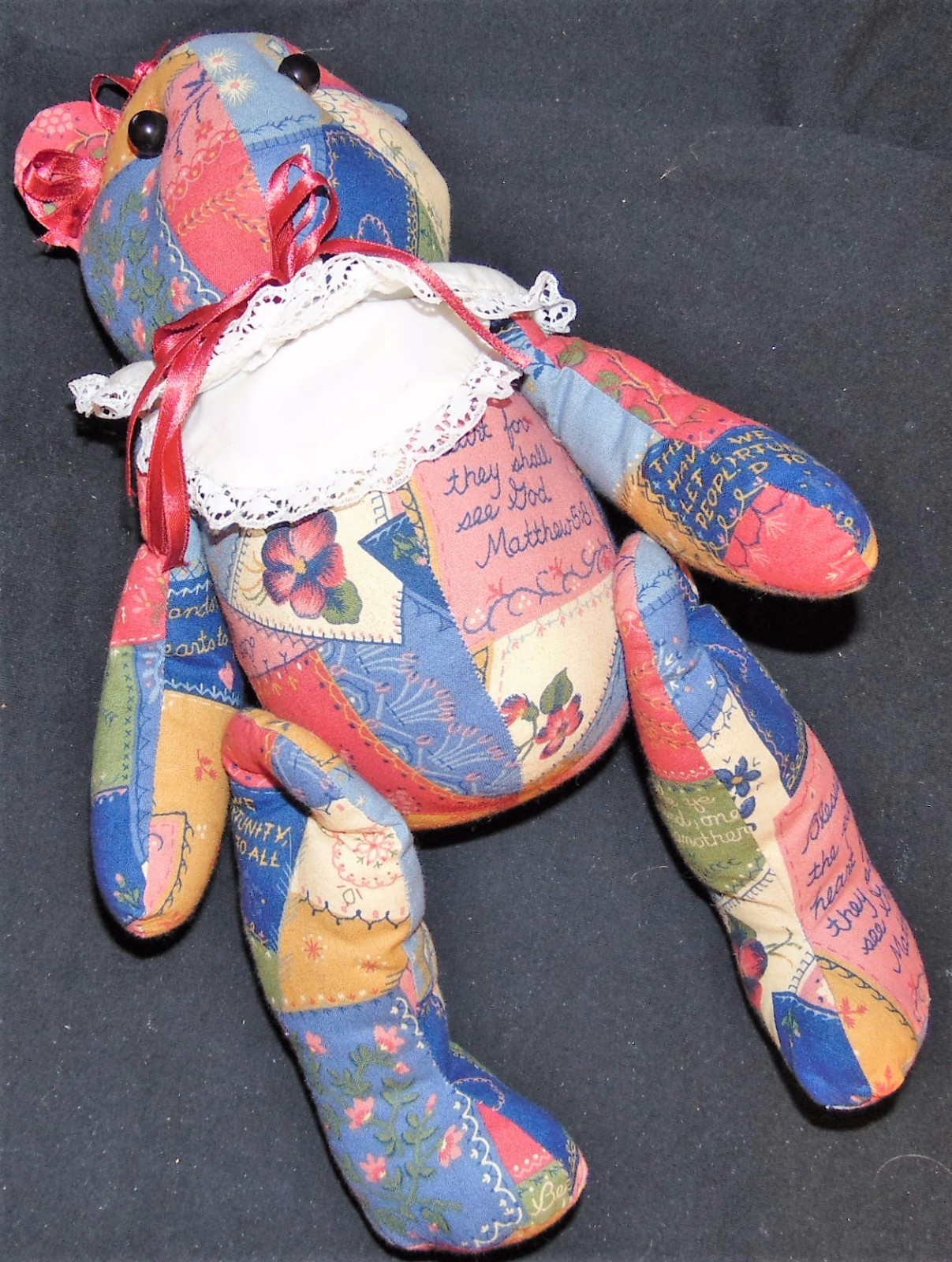 Handmade Tilda Bear Girl Quilt Style