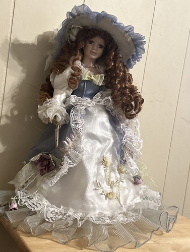 Primrose Lane porcelain doll with stand | eBay