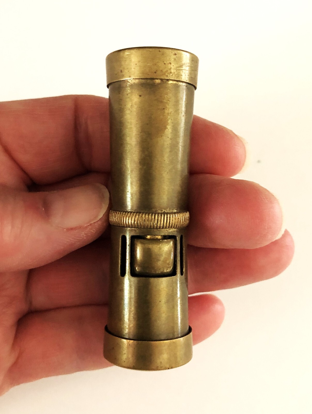 Vintage Brass Royal Star Lipstick Sports Lighter Made in Vintage Brass Royal Star Lipstick Sports Lighter Made in