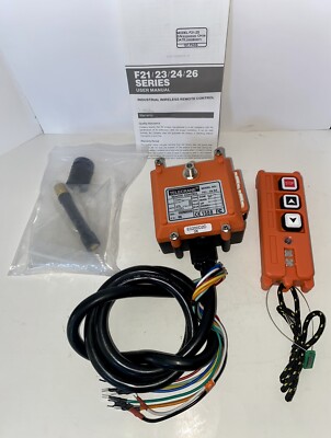 Industrial Wireless Remote Controller Hoist Crane 1Receiver+ 1Transmitter F21-2S
