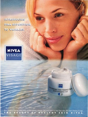 Nivea Visage Print Advert Introducing Firm Opposition to Wrinkles