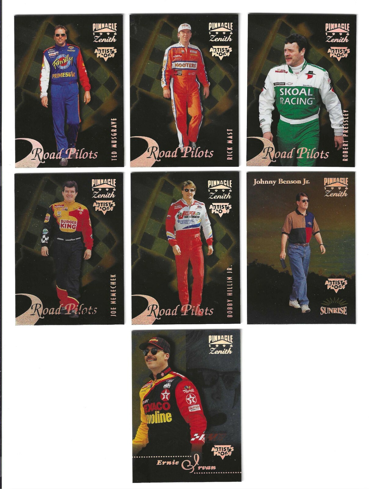 1996 Zenith ARTIST PROOF PARALLEL #61 Johnny Benson SCARCE