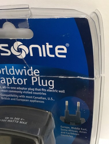 Samsonite Worldwide Adaptor Plug All In One SM3172CG