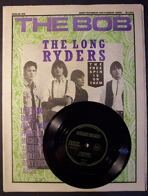 The LONG RYDERS - I Can't Hide FLEXI (1986) & The Bob Mag NEW Spinning Wighats