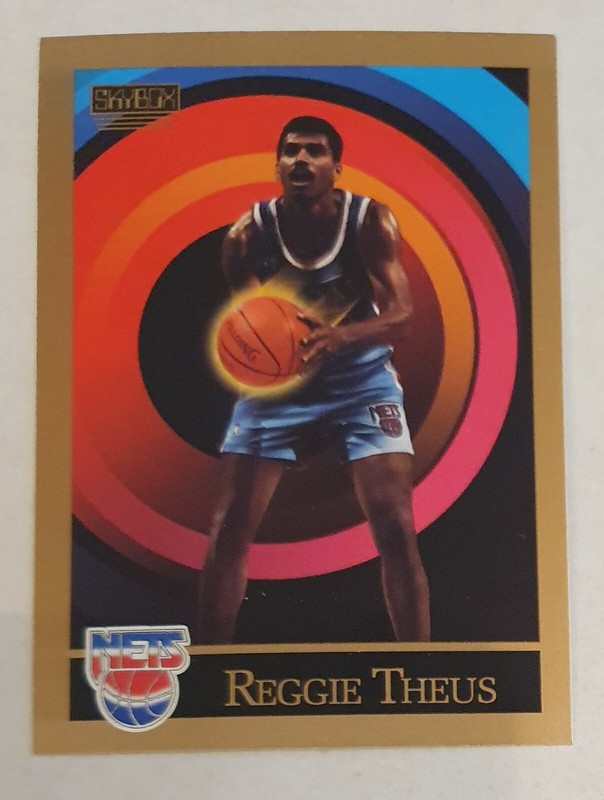 Reggie Theus New Jersey Nets 1990-91 Skybox Nba Basketball Trading Card â399