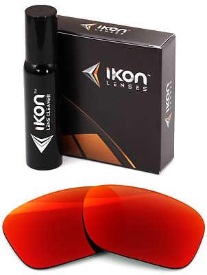 Polarized IKON Replacement Lenses For Oakley Drop Point (OO9367) - Red