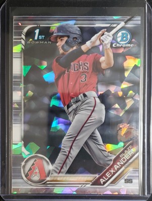 2019 Bowman BLAZE ALEXANDER Chrome 1st ATOMIC REFRACTOR SP RC Diamondbacks