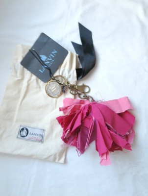 Lanvin flower key ring charm for bag jacket dress brooch cartoon tee doll shoes