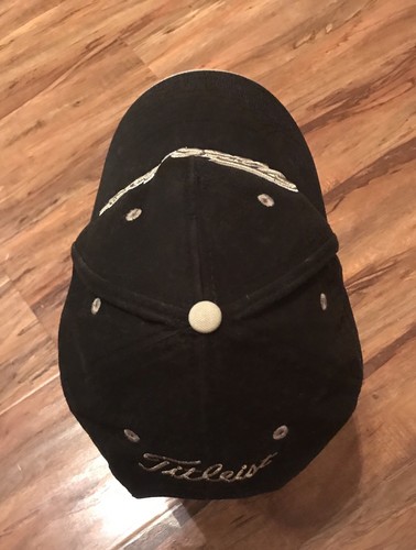 Titleist FJ Golf Pro Golf PGA Tour Hat Baseball Cap Truckers Hat Tennis Black