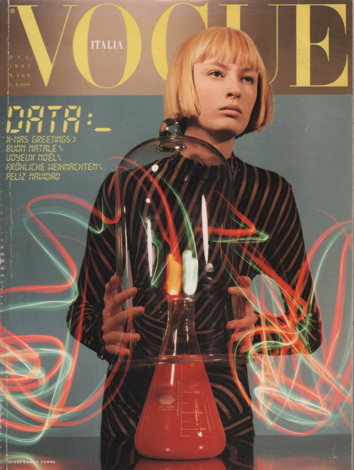 VOGUE Italia 1997年10月号 VOGUE Magazine Italia July 1997 DANIELLE ZINAICH Maggie