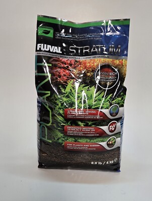 Fluval Plant and Shrimp Stratum Aquarium Substrate 8.8 lb: Free U.S Shipping