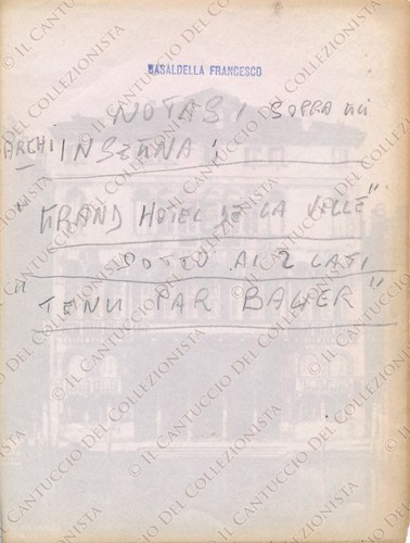 VENEZIA Palazzo Loredan Grand Hotel de la Ville Tenu Par Bauer Foto albumina - Picture 2 of 2